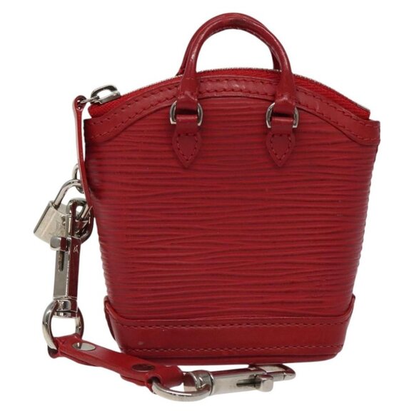 LOUIS VUITTON Epi Mini Lockit Charm Red M6001J LV Auth - Picture 3 of 14